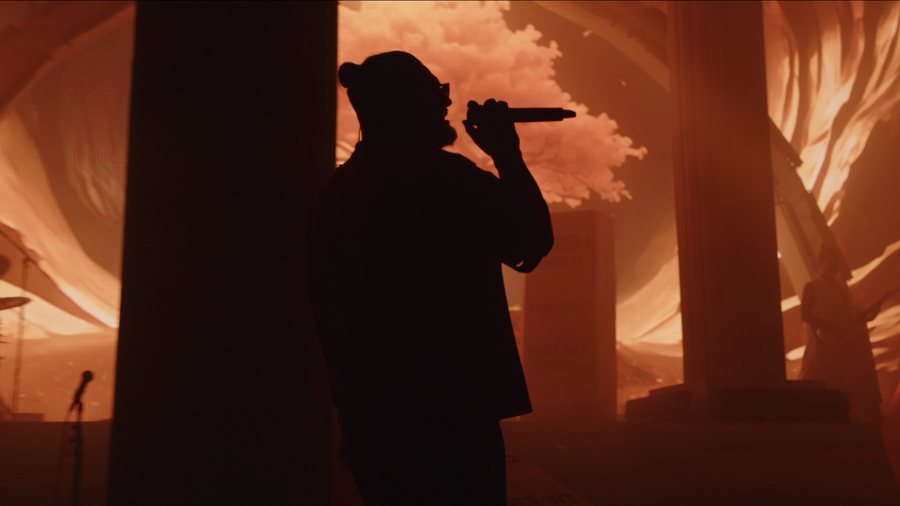 Live visuals for Desh