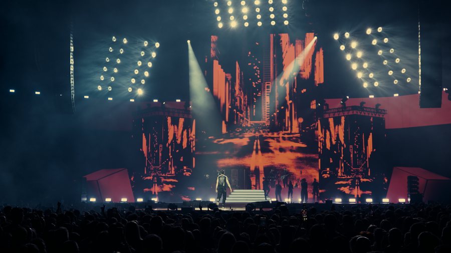 Live visuals for T. Danny